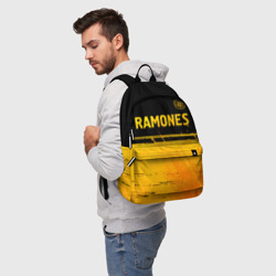 Рюкзак 3D Ramones - gold gradient посередине - фото 2