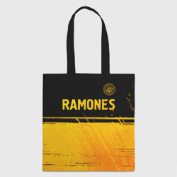 Шоппер 3D Ramones - gold gradient посередине