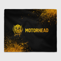 Плед 3D Motorhead - gold gradient по-горизонтали