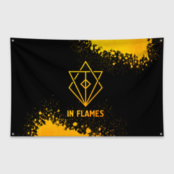 Флаг-баннер In Flames - gold gradient