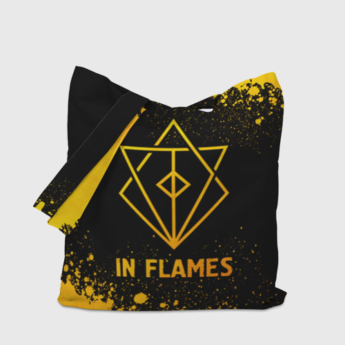 Шоппер 3D In Flames - gold gradient - фото 4