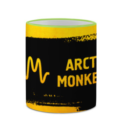 Кружка с полной запечаткой Arctic Monkeys - gold gradient по-горизонтали - фото 2