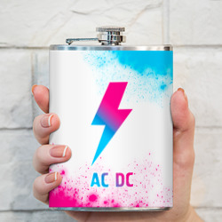 Фляга AC DC neon gradient style - фото 2