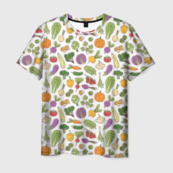 Овощи – Мужская футболка 3D с принтом купить со скидкой в -26%