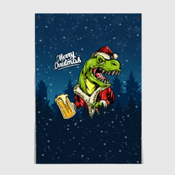 Постер Пивозавр Санта