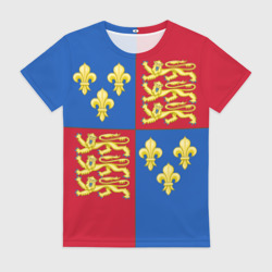 Женская футболка 3D Рыцарское сюрко Ричарда Львиное Сердце