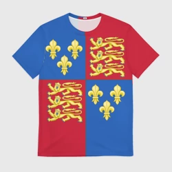 Мужская футболка 3D Рыцарское сюрко Ричарда Львиное Сердце