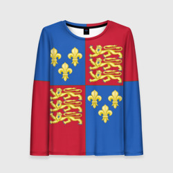 Женский лонгслив 3D Рыцарское сюрко Ричарда Львиное Сердце