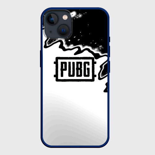 Чехол для iPhone 14 Plus с принтом PUBG абстракцион гейм шутер, вид спереди #2