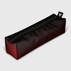 Пенал школьный 3D Градиент от тёмного до тёмно красного 