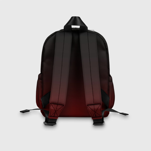 Детский рюкзак 3D Градиент от тёмного до тёмно красного  - фото 4