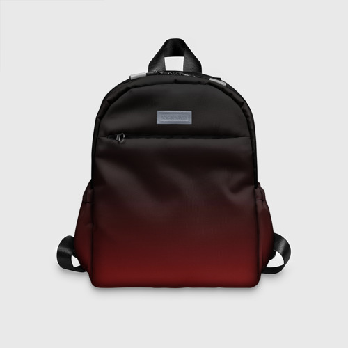 Детский рюкзак 3D Градиент от тёмного до тёмно красного 