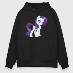 Мужское худи Oversize хлопок Рарити из My Little Pony в кино