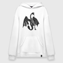 Худи SuperOversize хлопок Demon swan