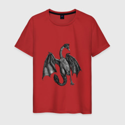Demon swan – Мужская футболка хлопок с принтом купить со скидкой в -20%