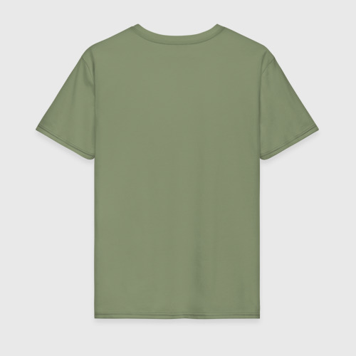 Мужская футболка хлопок 2000 модная, цвет авокадо - фото 2