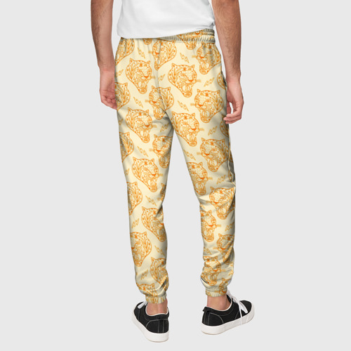 Мужские брюки 3D Рычания тигра, цвет 3D печать - фото 5