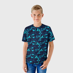 Детская футболка 3D Голубые раки - фото 2