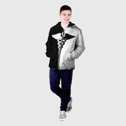 Мужская куртка 3D Кадуцей - жезл Гермеса - фото 2