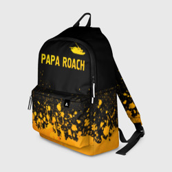 Рюкзак 3D Papa Roach - gold gradient посередине