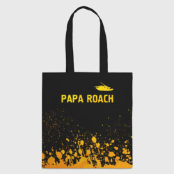 Шоппер 3D Papa Roach - gold gradient посередине