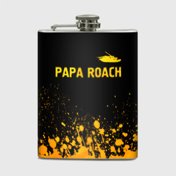 Фляга Papa Roach - gold gradient посередине