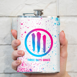 Фляга Three Days Grace neon gradient style - фото 2