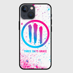 Чехол для iPhone 13 mini Three Days Grace neon gradient style