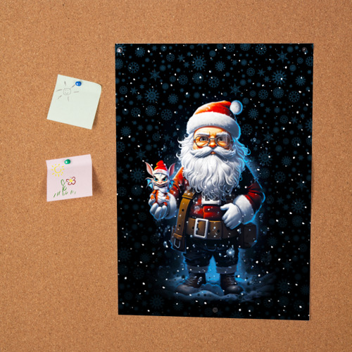 Постер Санта и дракончик - фото 2