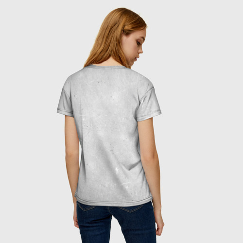 Женская футболка 3D Лил Пип на сером фоне, цвет 3D печать - фото 4