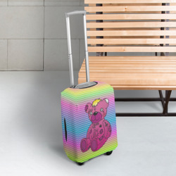 Чехол для чемодана 3D Медвежонок Лил Пип - фото 2