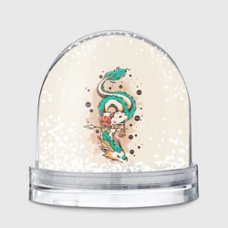 Игрушка Снежный шар Дракон Хаку