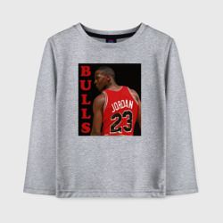 Детский лонгслив хлопок Bulls Jordan