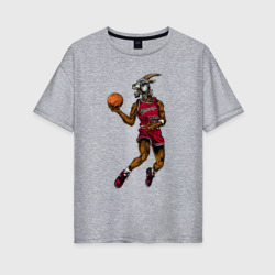 Женская футболка хлопок Oversize Goat Jordan