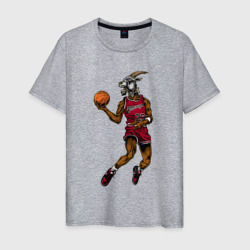 Goat Jordan – Мужская футболка хлопок с принтом купить со скидкой в -20%