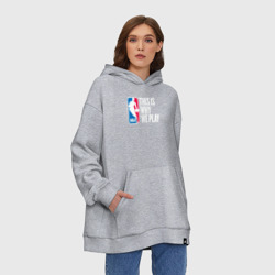 Худи SuperOversize хлопок NBA вот почему мы играем - фото 2