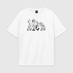 Мужская футболка Oversize хлопок texturе Доктор ливси идёт под фонк