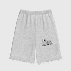 Женские шорты oversize футер хлопок Доктор ливси идёт под фонк