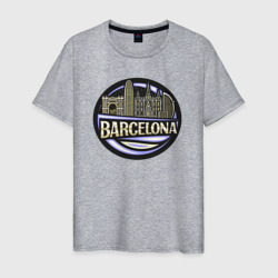 Мужская футболка хлопок Ночь в Барселоне