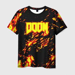 Doom огненный стиль ад марса – Мужская футболка 3D с принтом купить со скидкой в -26%