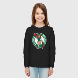 Детский лонгслив хлопок Boston Celtics girl - фото 2