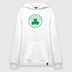 Худи SuperOversize хлопок Boston Celtics clover