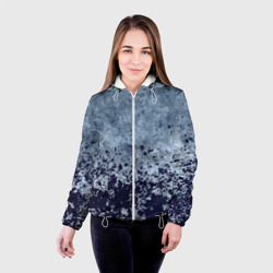Женская куртка 3D Абстракция - пятна чернил - фото 2