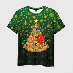 Пицца-ёлка – Мужская футболка 3D с принтом купить со скидкой в -26%