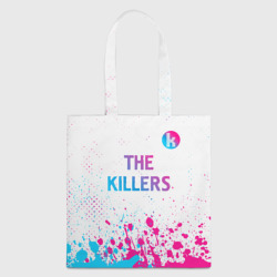 Шоппер 3D The Killers neon gradient style посередине