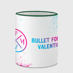 Кружка с полной запечаткой Bullet For My Valentine neon gradient style по-горизонтали - фото 2