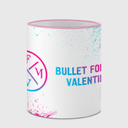 Кружка с полной запечаткой Bullet For My Valentine neon gradient style по-горизонтали - фото 2