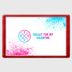 Магнит 45*70 Bullet For My Valentine neon gradient style по-горизонтали