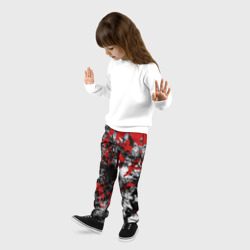Детские брюки 3D Японский стиль иероглифы  - фото 2