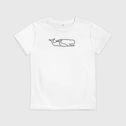 Детская футболка хлопок Два кита